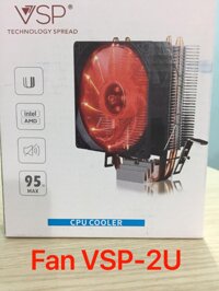 Fan CPU 775 1155 máy game CT 2U tải nhiệt khí 2 ống đồng siêu mát cho cpu - hỗ trợ tất cả main dùng chíp intel