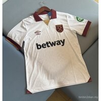 Fan Edition 24 / 25 West Ham 2 áo bóng đá sân khách chất lượng cao Áo thun S-2XL