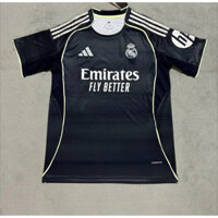 Fan Edition 2526 Áo bóng đá sân khách Real Madrid Áo thun ngắn tay AAA + S-4XL