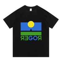 Fan Federer cùng quần vợt thể thao trẻ trung sức sống cổ tròn cotton T hàng ngày giản dị nhanh khô nam tay ngắn