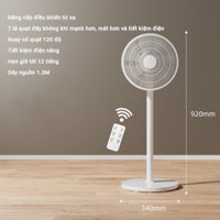 Fan hâm mộ mini--quạt coex--Quạt cây đứng có điều khiển từ xa quay 120 độ - Quạt 7 cánh siêu mát, hoạt động êm ái
