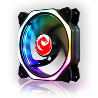 Fan led rgb quạt tản nhiệt fan case 12 cm Quạt LED RGB Fan case led rgb Red dragon 2019 ( Sản phẩm CHƯA  kèm hub và remote )