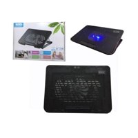 FAN NB , Quạt Tản Nhiệt Laptop Đến 17 inch COOLING PAD N99 1 Quạt - Có Đèn LED , Nâng Lên Xuống Được