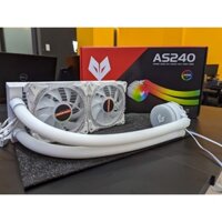 FAN TẢN NHIỆT NƯỚC COOLMOON AOSOR 240 RGB WHITE BH 6 THÁNG