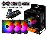 FAN XIGMATEK GALAXY III ESSENTIAL - BX120 ARGB (EN45433): HUB FAN (PACK x3, CONTROLLER, POWER HUB)