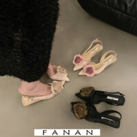 FANAN Giày Cao Gót nữ Mũi Nhọn giày nữ GIÀY SANDAL Bảnh bao Điều chỉnh được Thời trang Cá tính FGL24408LP 15Z240407