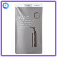 FANCL Mild Cleansing Oil Black & Smooth (Refill) Additive-Free (Pore Care/Blackheads) Eyelashes OK 【Send from Japan】