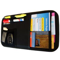 Fancy Mobility Car Sun Visor Organizer - Auto Accessories Document Holder - Car, Truck, SUV Registration & Insurance Storage Pouch - Road Trip Esse...