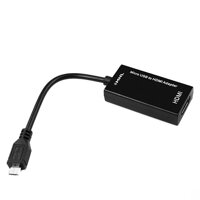 [Fancytoy] 18X2.8 Cm Micro USB MHL Đến HDMI (Màu Đen)