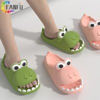 Fanfuzouzu Hoạt Hình Khủng Long Dép Chống Trơn Trượt Giày Ngoài Nữ