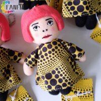Fanfuzouzu Humanoid Chấm Bi Móc Khóa Điểm Sóng Yếu Tố Biểu Tượng Văn Hóa Quà Tặng