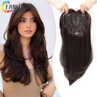 Fanfuzouzu Straight Topper Hair Toupee Head Top dành cho nữ