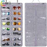 Fanfuzouzu Treo Kính Treo Tường Chống Bụi Màu Trơn Nhẹ Bền Nỉ Tiện Lợi