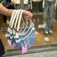 Fanfuzouzu Túi đeo vai Kitty Túi xách Kawaii Dạo phố
