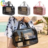 Fanfuzouzu Túi đựng mỹ phẩm nữ Túi xách hai lớp Hộp đựng đồ vệ sinh