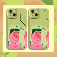 Fang Datong Thích Hợp Cho Apple 15promax Ốp Điện Thoại iPhone16 Dreamer 14 Chỉ 203 13mini Silicone 12 Hàng Hóa 11 Phong Cách Mới xs Nữ Mẫu xr Art x Set 8plus / 7p / se