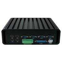 Fanless Industrial PC Rugged Computer IPC with Intel Core I3 4000M 6 COM Dual LAN V Pro Support 4 Display 2 DP 1 HD 1 VGA Barebone Partaker I21