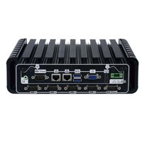 Fanless Industrial PC Rugged Computer IPC Mini PC Windows 10 Pro/Linux with Intel Core I5 4200U 9 to 36V 4 RS232 6 RS485 2 Intel 82583V LAN 3G 4G W...
