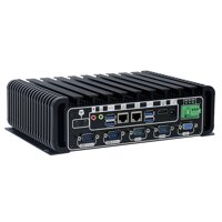 Fanless Industrial PC Rugged Computer IPC Mini PC Windows 10 Pro/Linux with Intel Core I3 6100U 6 COM 2 Intel LAN 3G 4G WiFi Support SIM Slot 8G RA...