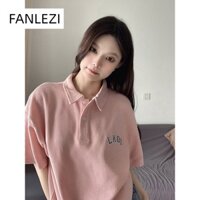 FANLEZI  thun áo áo polo nữ Thời trang hàn quốc  Stylish Độc đáo Thanh lịch Korean Style A93K01C 36Z230909