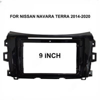 Fanmaodz Đài Phát Thanh Ô Tô 9 Inch Fascias Dành Cho Xe Nissan NAVARA NP300 Terra 2014-2020 Khung Bảng Điều Khiển 2 Din Bảng Điều Khiển DVD Gps Mp5 Android Player