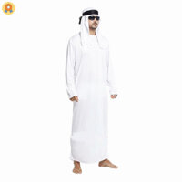 Fantasia Adulto Hoàng Tử Ả Rập Trang Phục Nam Trung Đông Ali Baba Sheik Trang Phục Halloween Purim Carnival Cosplay Trang Phục JP2