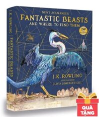 Fantastic Beasts and Where to Find Them: Illustrated Edition + [Quà Tặng] Bộ 4 Bookmark 4 Nhà + Móc Khóa Fantastic Beasts