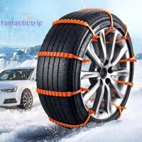 [Fantastictripv] Dây Xích Chống Trượt Mùa Đông Ô Tô Không Làm Tổn Thương Dây Buộc Lốp Xe Tuyết Chống Trượt Dây Xích Phụ Kiện Ô Tô MỚI