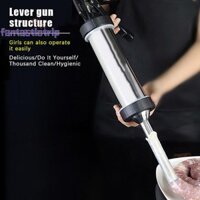 [Fantastictripv] Hướng dẫn sử dụng chuyên nghiệp Bộ dụng cụ máy xúc xích Enema bằng thép không gỉ cho thịt xay, Máy làm thịt bò MỚI