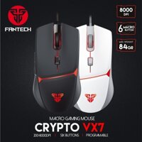 Fantech Chuột Quang gaming vx7 8000dpi Và 6 Nút Bấm 10m Có Dây rgb Cho laptop pc