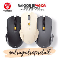 Fantech RAIGOR III WG12R Không dây sạc 2.4GHz Pro-Gaming và Chuột văn phòng-Đen, Xám & Be