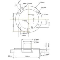 FANUC Quạt trục Mitsubishi Máy công cụ CNC A90L-0001-0537/R Quạt làm mát 0538R chính hãng