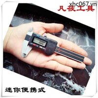 Fanyi Di Động Mini Bỏ Túi Hiển Thị Kỹ Thuật Số Caliper Trang Sức Cổ Đá Quý Vernier Caliper Với Đồng Hồ Caliper