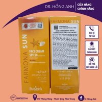 FARMONA SUN FACE CREAM SPF50 OIL FREE - KEM CHỐNG NẮNG SPF50 KHÔNG CHỨA DẦU CHO DA MẶT