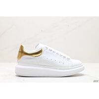 Fashion Giày Sneaker Nam Nữ Alexander McQueen  Sole Leather  Gold Full Box
