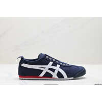 Fashion Giày Sneaker Onitsuka Tiger Mexico 66 Slip-on Dark Blue White Full Box