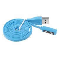 Fashion Magnetic Charging Cable For Pebble Time Smartwatch 3rd Generation - Blue