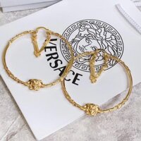 Fashion new beauty head big ear ring earrings Brass material