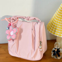 Fashion New Portable Toiletry Bag Misty Clouds Cosmetic Bag Women's Portable Large Capacity Ins Style Good-looking Hanging Travel Wash Makeup Storage Bag 9fDW