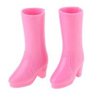 Fashion Pink High Heels Boots Doll Shoes for 16 Blythe Azone Licca Dolls Accs Toys