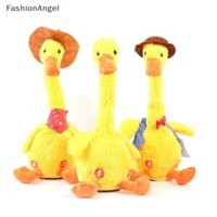 Fashionangel Dancing Duck Điện tử Đồ chơi sang trọng Lặp lại Talking Sing Record Voice usb sạc VN