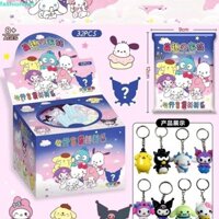 Fashionden 32 Chiếc Capybara Hoạt Hình Mặt Dây Chuyền, Đèn Ngủ Rùa Labubu Kuromi Đèn Ngủ Móc Khóa, Trái Cây Sister My Melody Hoạt Hình Đáng Yêu Mô Hình Mini Móc Khóa Quà Tặng Nhỏ