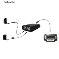 [Fashionfat] Thiết bị chia sẻ máy in USB Hướng dẫn sử dụng 2 cổng Bộ chuyển đổi trung tâm chuyển đổi Kvm Boutique