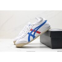 Fashion/Giày Sneaker Onitsuka Tiger Mexico 66 White Blue Red Full Box