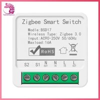 [Fashionmall11.vn] Tuya Tuya 16A Công tắc thông minh Zigbee Cassette Switch APP Thời gian thoại từ xa Alexa