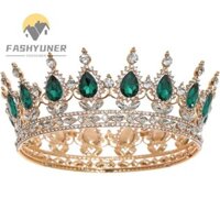 Fashyuner Vương Miện Nữ Hoàng, Cosplay Cô Dâu Nữ Tiara, Thời Trang Sinh Nhật Dự Tiệc Pha Lê Cưới Tiara Cho Tiệc Công Chúa