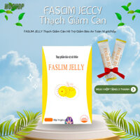 FASLIM JELLY Thạch Giảm Cân Hỗ Trợ Giảm Béo An Toàn 14 gói/hộp, Mua 1 hộp tặng 2 thanh (16thanh)