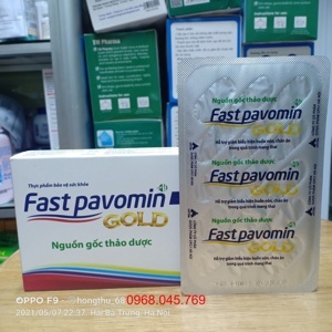 Fast pavomin gold - giảm triệu chứng ốm nghén ở phụ nữ có thai