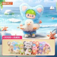 【Fast shipping】adou yummy v.2 colorful life series bánh macaron 💯real Xác nhận phong cách blind box art toy cute gift Búp bê có thể hoán đổi khuôn mặt
