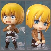 【Fast shipping】Attack on Titan Armin Arlert nendoroid figure anime Q version mô hình có khớp Ornaments and decorations Gift